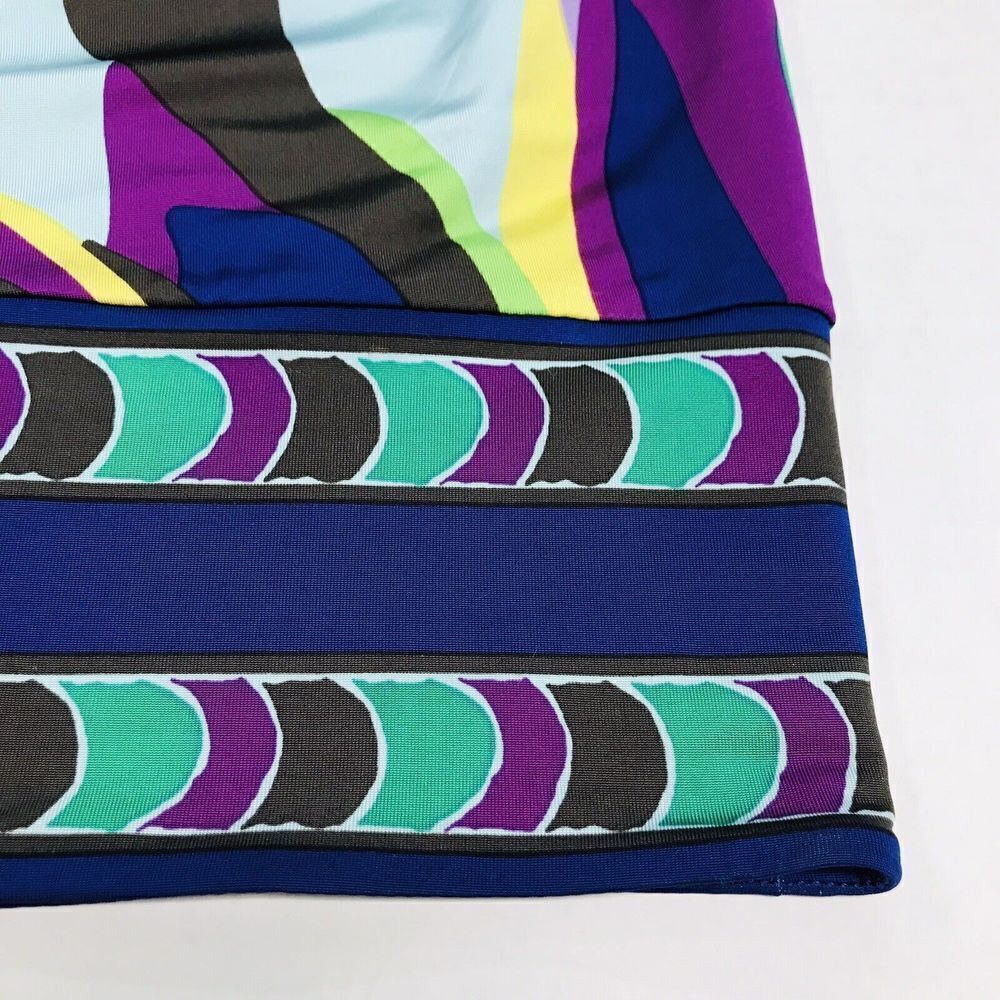 BCBG Maxazria Halter Knit Dress Size XS Multicolored Mini Stretch Open Back - Picture 15 of 16